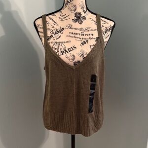 Banana Republic Khaki Knit Camisole